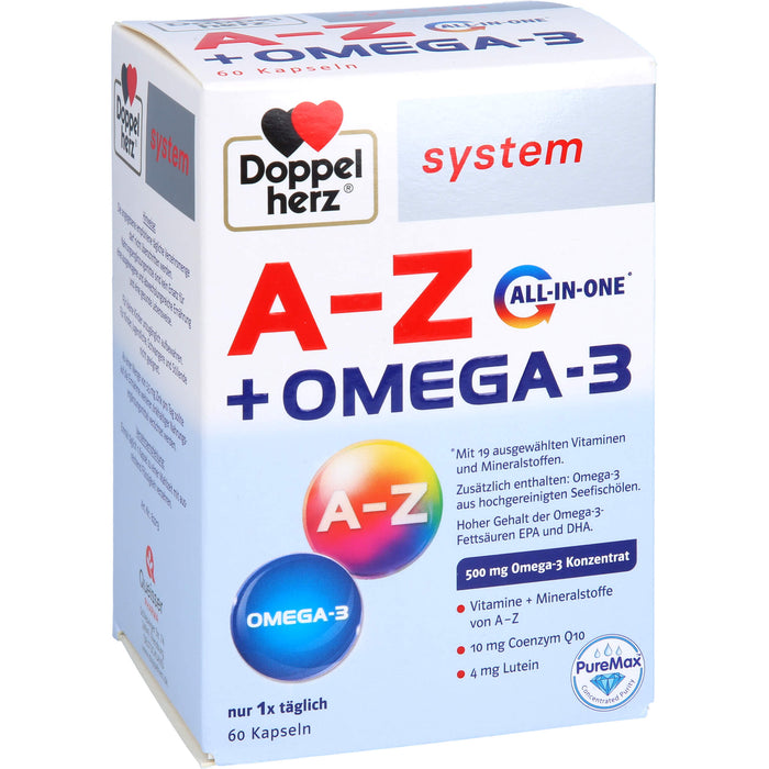 Doppelherz A-z+omega 3 Aio, 60 St KAP