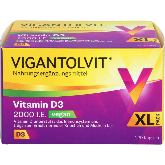 Vigantolvit 2000 I.E. Vitamin D3 Vegan, 120 St WKA