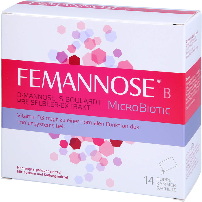 FEMANNOSE B MicroBiotic Pulver trägt zu einer normalen Funktion des Immunsystems bei, 14 St. Beutel