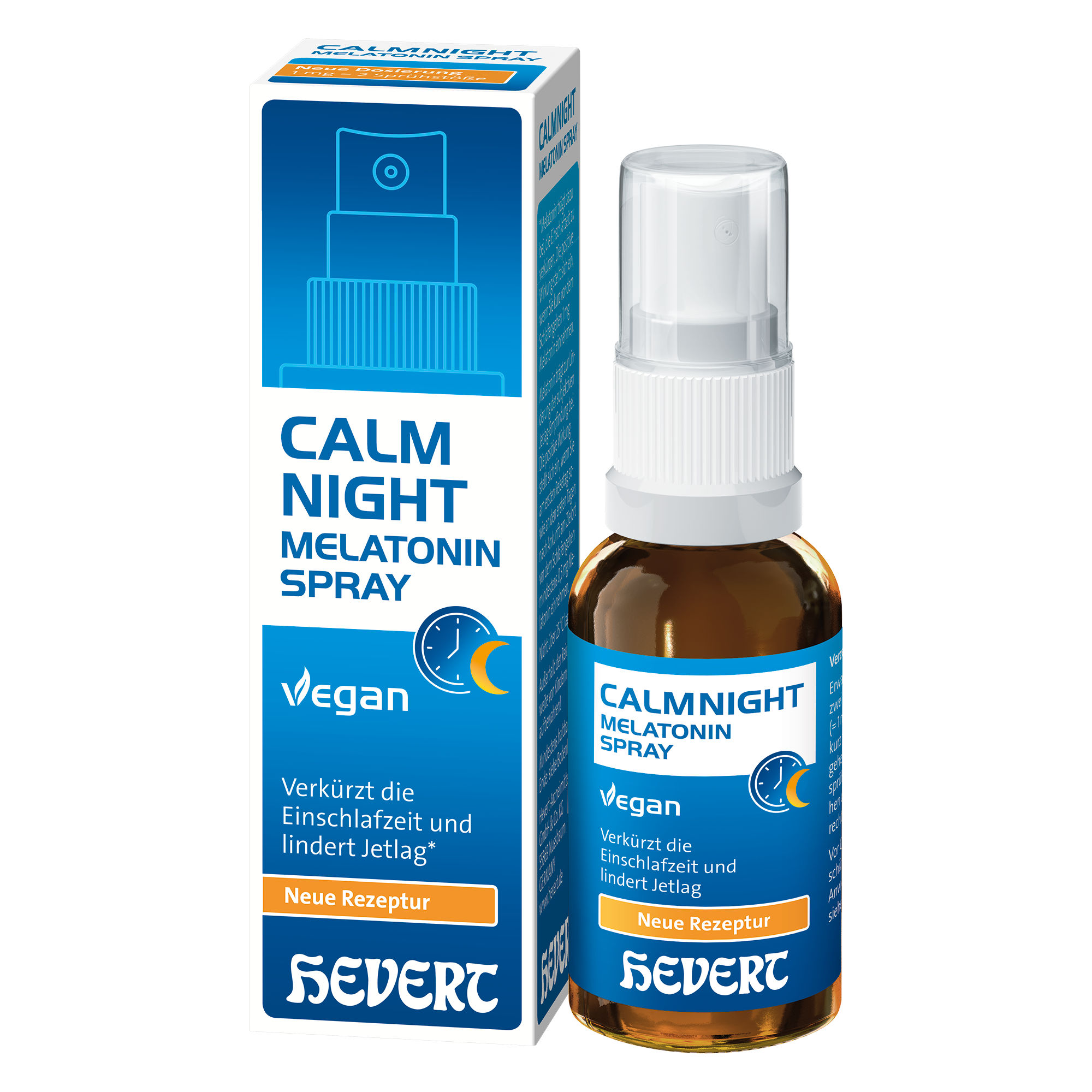 CalmNight Melatonin Spray, 30 ml Spray Hevert-Testen