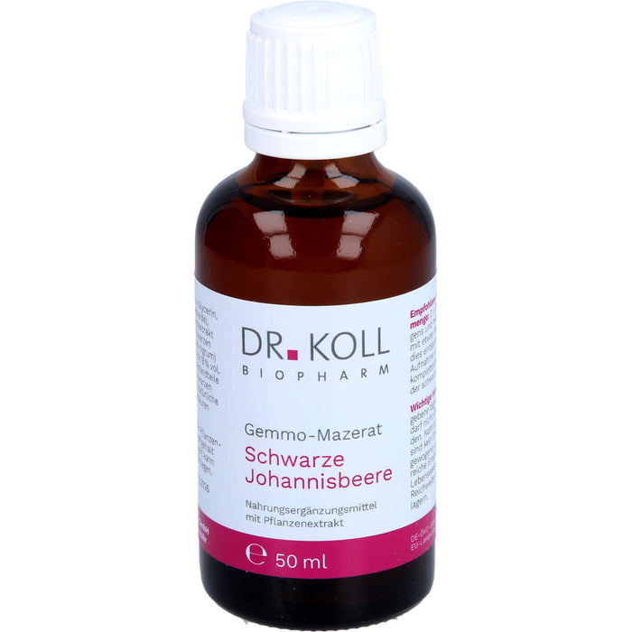 Gemmo-Mazerat schwarze Johannisbeere Dr.Koll Ribes, 50 ml TRO