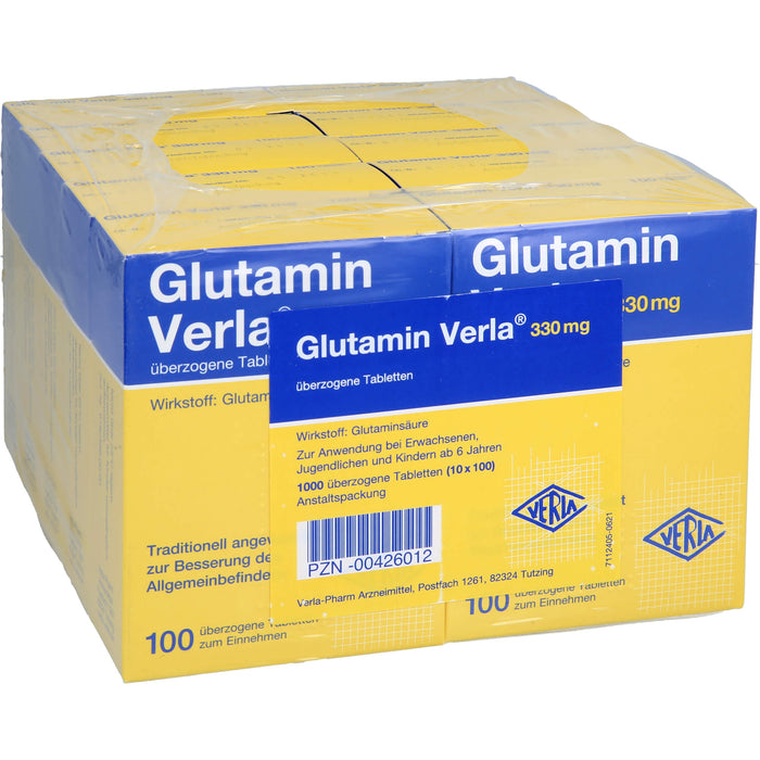 Glutamin Verla Tabletten , 1000 pc Tablettes