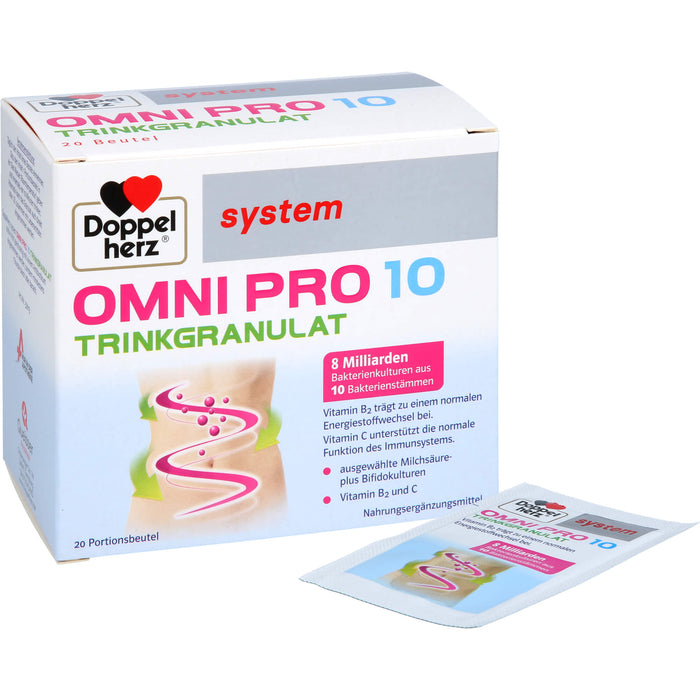 Doppelherz system OMNI PRO 10 Trinkgranulat, 20 St. Granulat