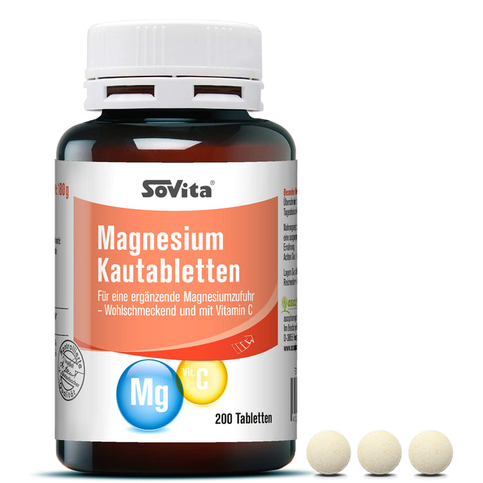 Sovita active Magnesium Kautabletten, 200 St KTA