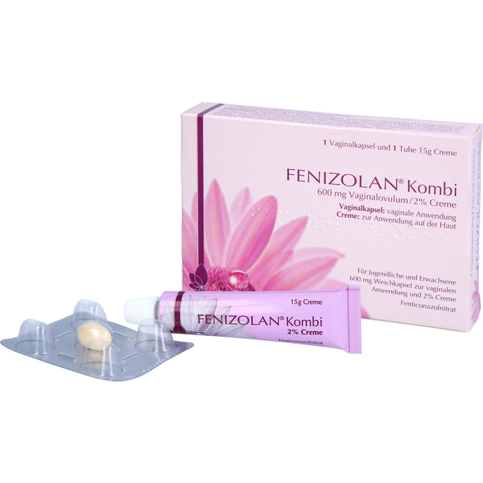 Fenizolan Kombi 600 mg Vaginalovulum/2% Creme, 1 St. Kombipackung