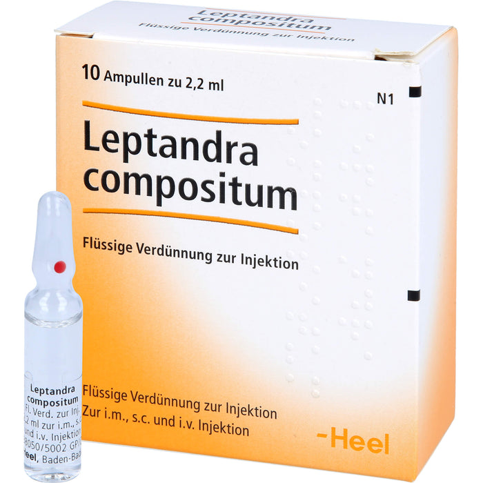 Leptandra compositum Inj.-Lsg., 10 pcs. Ampoules