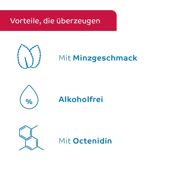 octenident antiseptic antiseptische Mundspüllösung, Mundwasser - reduziert entzündungsverursachende Bakterien in nur 30 Sekunden - antibakteriell ohne Chlorhexidin, 250 ml Solution