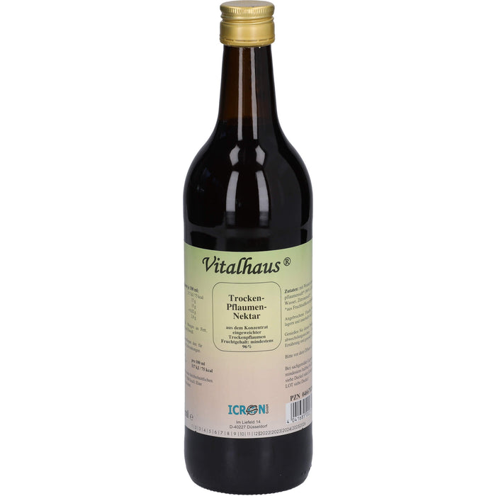 Trockenpflaumen Saft Vitalhaus, 750 ml FLU