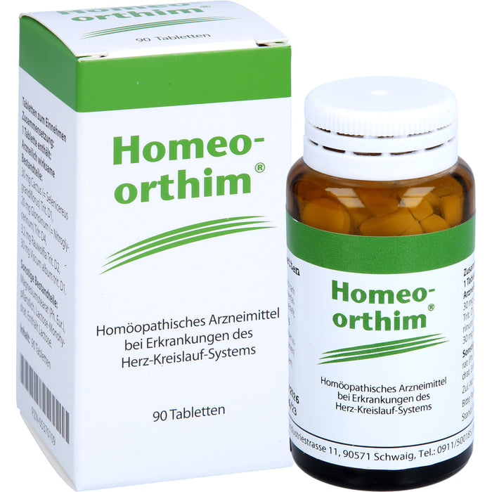 Homeo-orthim Tabletten bei Erkrankungen des Herz-Kreislauf-Systems, 90 St. Tabletten