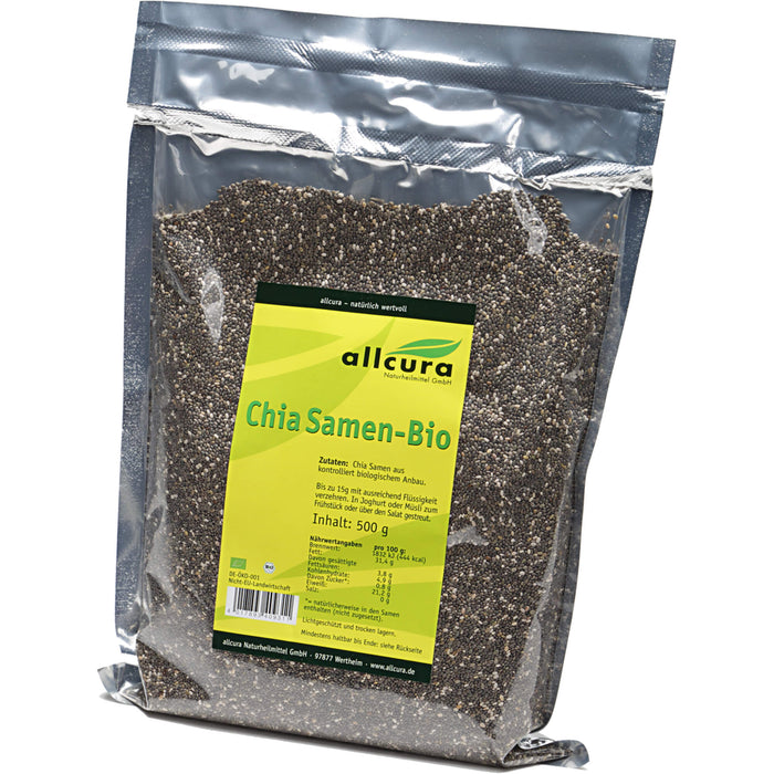 allcura Chia-Samen bio, 500 g Poudre