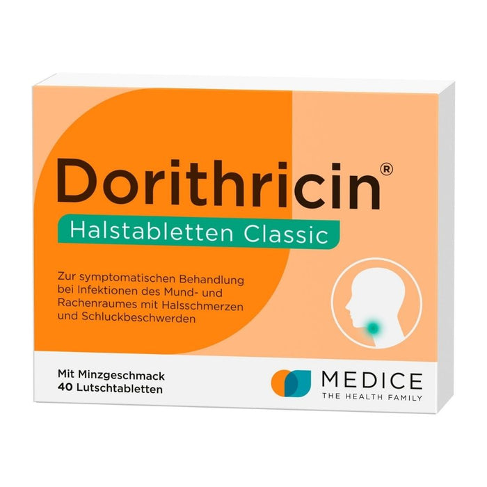 Dorithricin Halstabletten Classic, 40 St. Tabletten