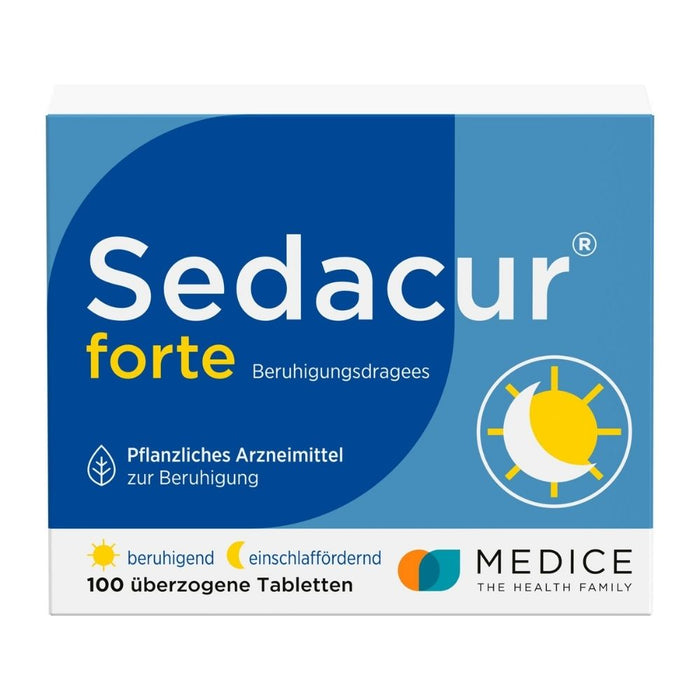 Sedacur forte Beruhigungsdragees einschlaffördernd, 100 pcs. Tablets