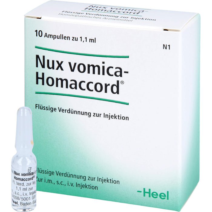 Nux vomica-Homaccord Inj.-Lsg., 10 pcs. Ampoules