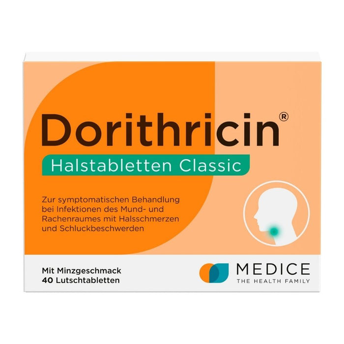 Dorithricin Halstabletten Classic, 40 pcs. Tablets