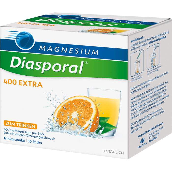 Magnesium-Diasporal 400 extra Trinkgranulat, 50 pcs. Sachets