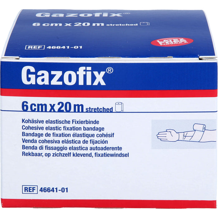 Gazofix kohäsive Fixierbinde 20 m x 6cm, 1 St BIN