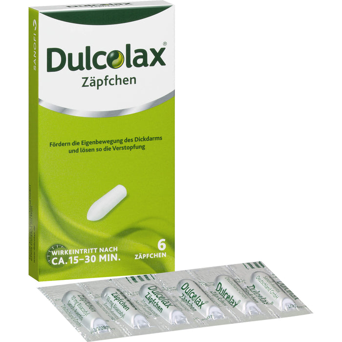 Dulcolax Zäpfchen Original Sanofi-Aventis, 6 pc Suppositoires