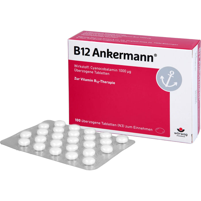 B12 Ankermann überzogene Tabletten, 100 pc Tablettes