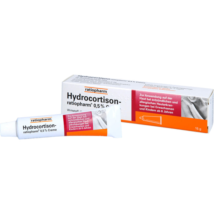 Hydrocortison-ratiopharm 0,5 % Creme, 15 g Creme