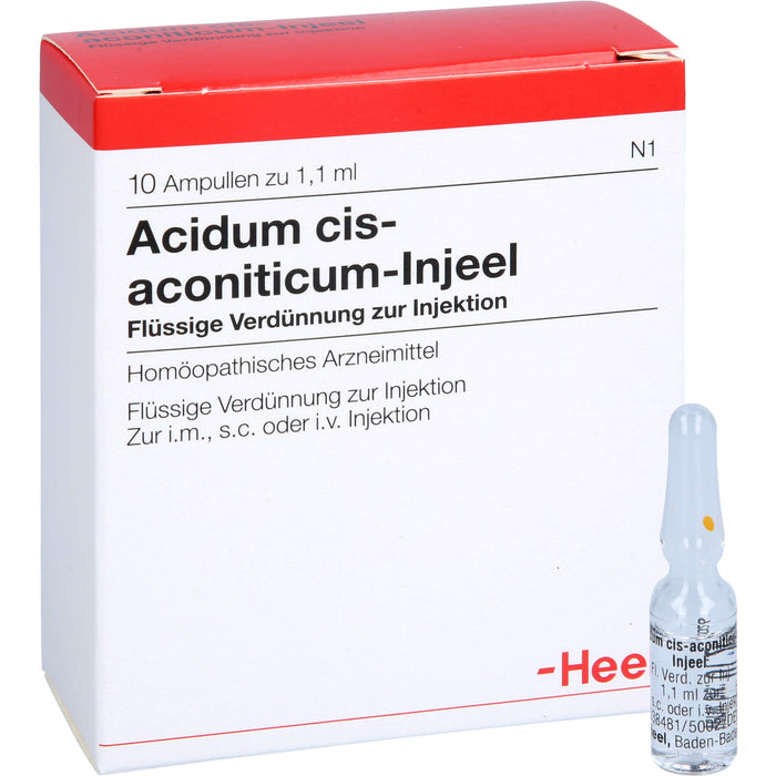 Acidum cis-aconiticum Injeel Amp., 10 St AMP