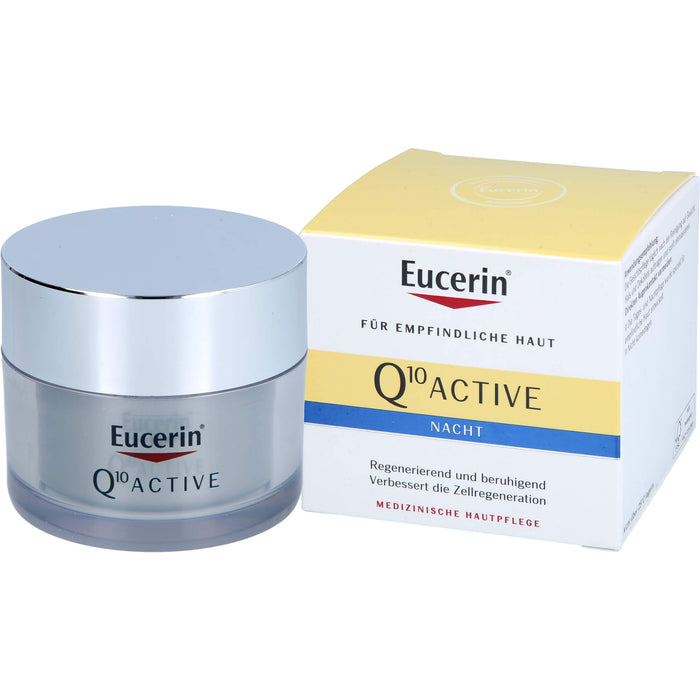 Eucerin Q10 Active Anti-Falten Nachtpflege Creme, 50 ml Cream