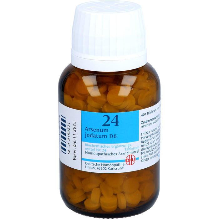 DHU Schüßler-Salz Nr. 24 Arsenum jodatum D6 Tabletten, 420 pc Tablettes