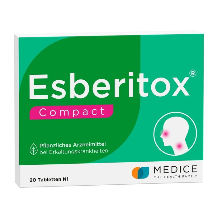 Esberitox Compact Tabletten bei Erkältungskrankheiten, 20 St. Tabletten