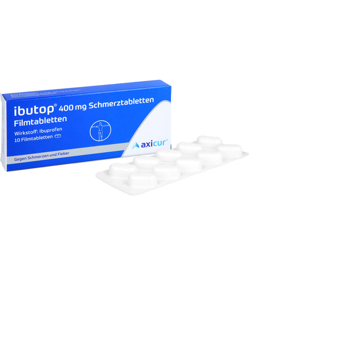 ibutop 400 mg Schmerztabletten Reimport axicorp, 10 St. Tabletten