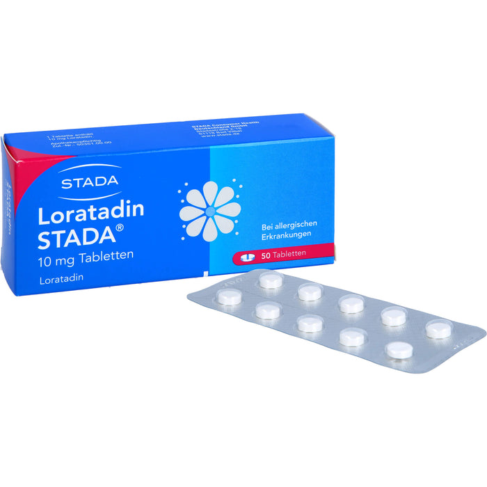 Loratadin STADA 10 mg Tabletten bei allergischen Erkrankungen, 50 St. Tabletten