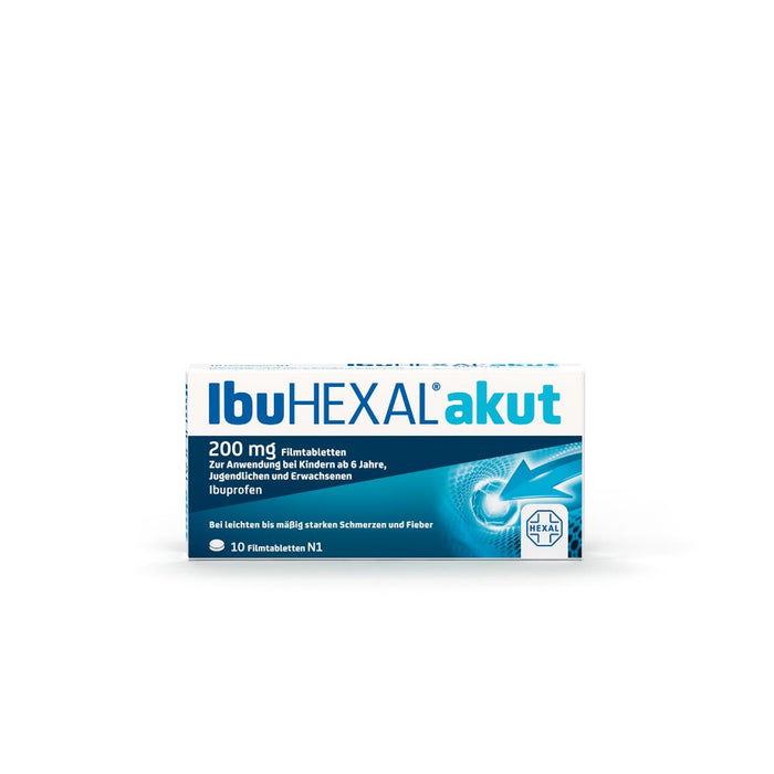 IbuHEXAL akut 200 mg, 10 pcs. Tablets