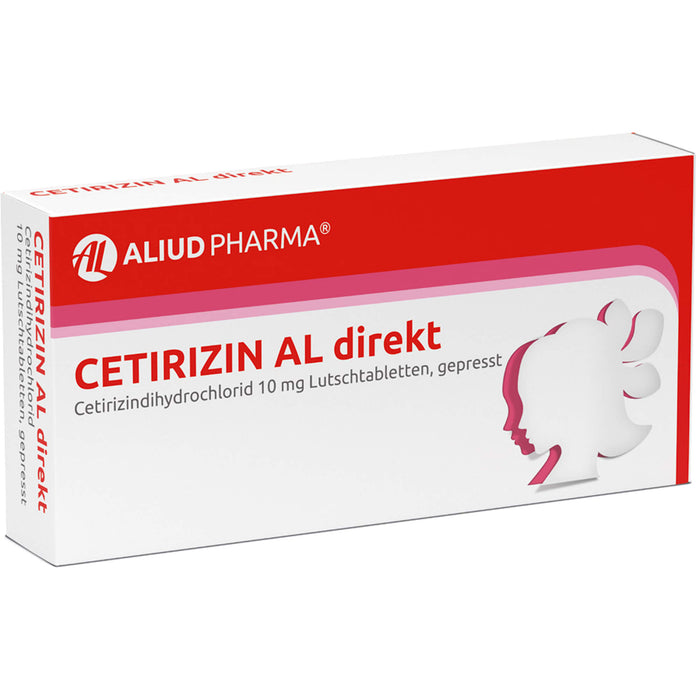 Cetirizin AL direkt, 10 mg Lutschtablette, gepresst, 21 pcs. Tablets