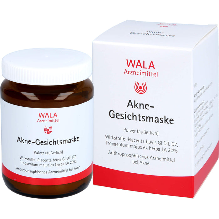 WALA Akne-Gesichtsmaske Pulver, 100 g Poudre