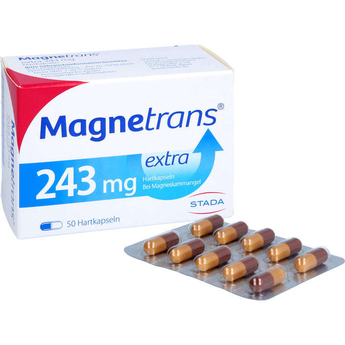 Magnetrans extra 243 mg Hartkapseln bei Magnesiummangel, 50 pc Capsules