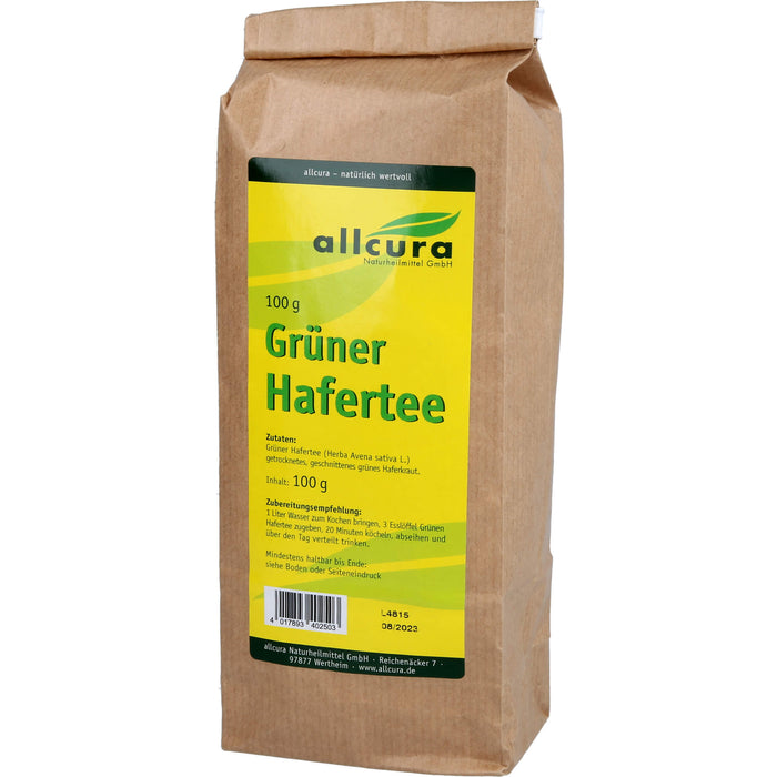 allcura Grüner Hafertee, 100 g Tee