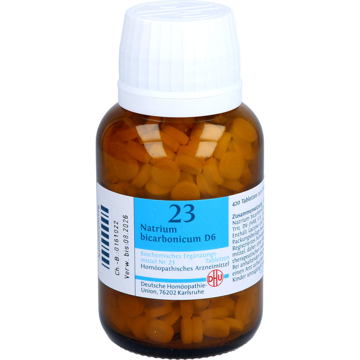 DHU Schüßler-Salz Nr. 23 Natrium bicarbonicum D6 Tabletten, 420 pc Tablettes