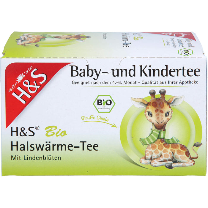 H&S Bio Halswärme-Tee Baby- und Kindertee, 20X1.5 g FBE