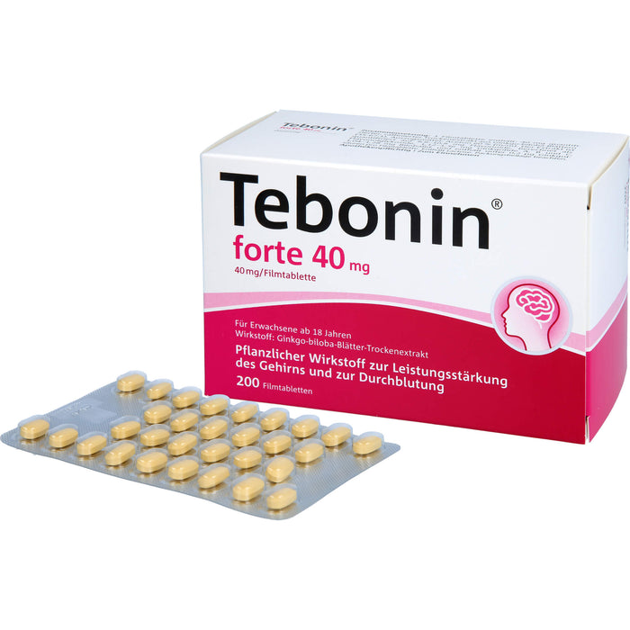 Tebonin forte 40 mg Tabletten, 200 pc Tablettes