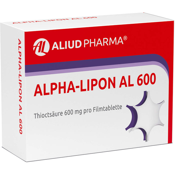 Alpha-Lipon AL 600 Filmtabletten bei Empfindungsstörungen an Armen und Beinen, 60 pc Tablettes