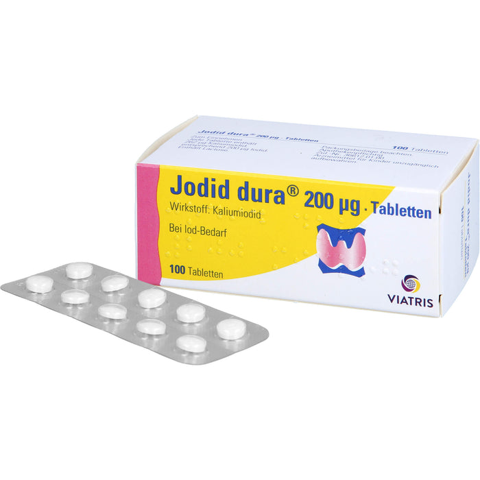 Jodid dura 200 µg, Tabletten, 100 pcs. Tablets