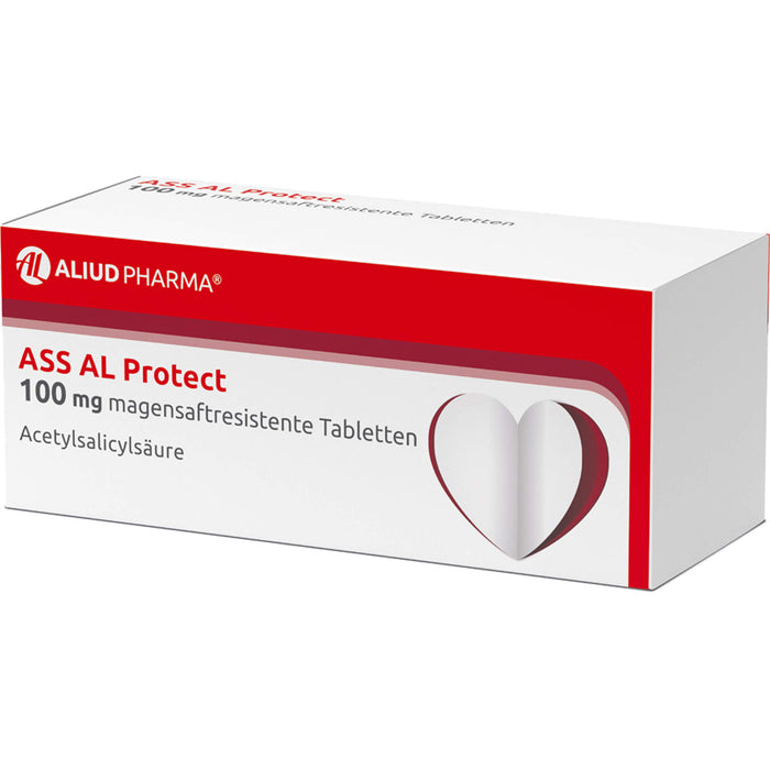 ASS AL Protect 100 mg magensaftresistente Tabletten, 100 St. Tabletten