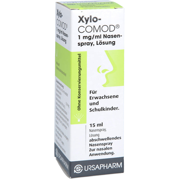 Xylo-COMOD 1 mg/ml Nasenspray zum Abschwellen der Nasenschleimhaut, 15 ml Solution