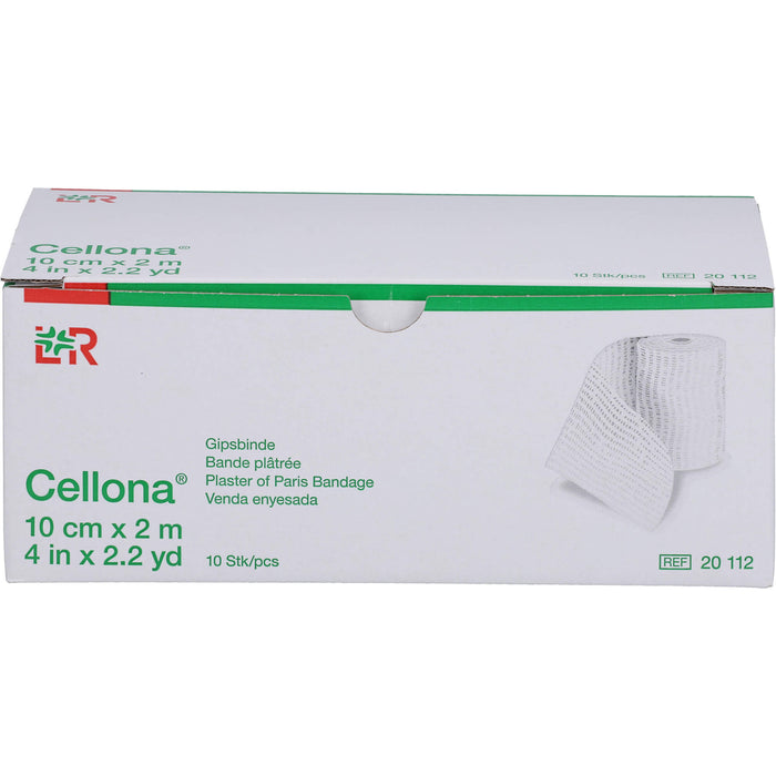 Cellona Gipsbinde 10 cm x 2 m, 10 St. Binde