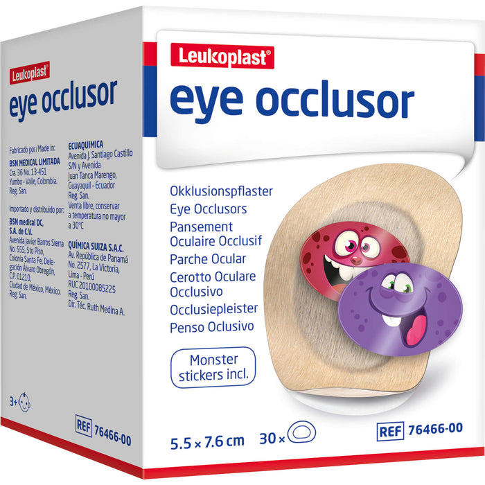 Leukoplast Eye Occlusor 5,5cm x 7,6cm, 30 St PFL