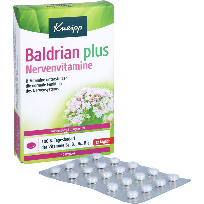 Kneipp Baldrian plus Nervenvitamine, 40 St DRA