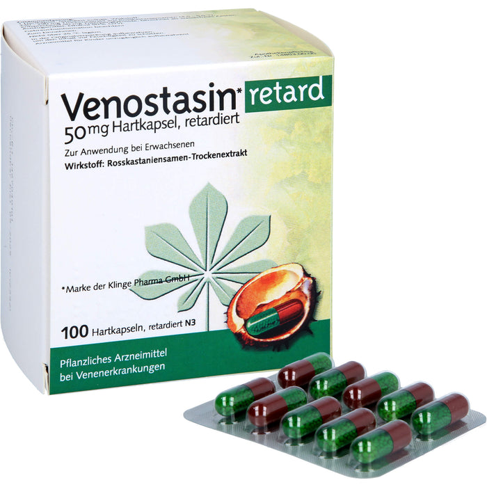 Venostasin retard 50 mg Emra Hartkapsel, retardiert, 100 St. Kapseln