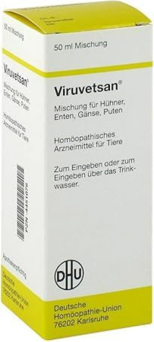 DHU Viruvetsan Vet. Mischung für Hühner, Enten, Gänse, Puten, 50 ml Solution