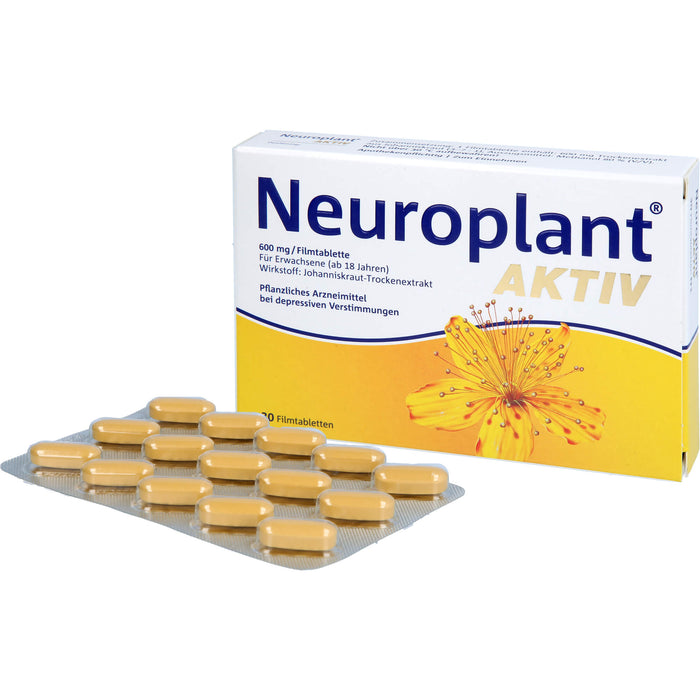 Neuroplant AKTIV Filmtabletten bei depressiven Verstimmungen, 30 St. Tabletten