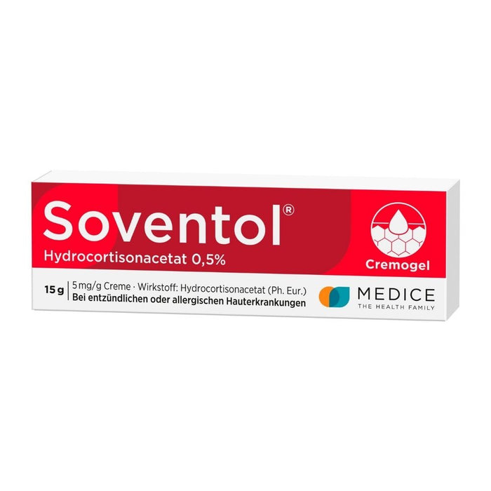 Soventol Hydrocortacetat 0,5 % Creme, 15 g Creme