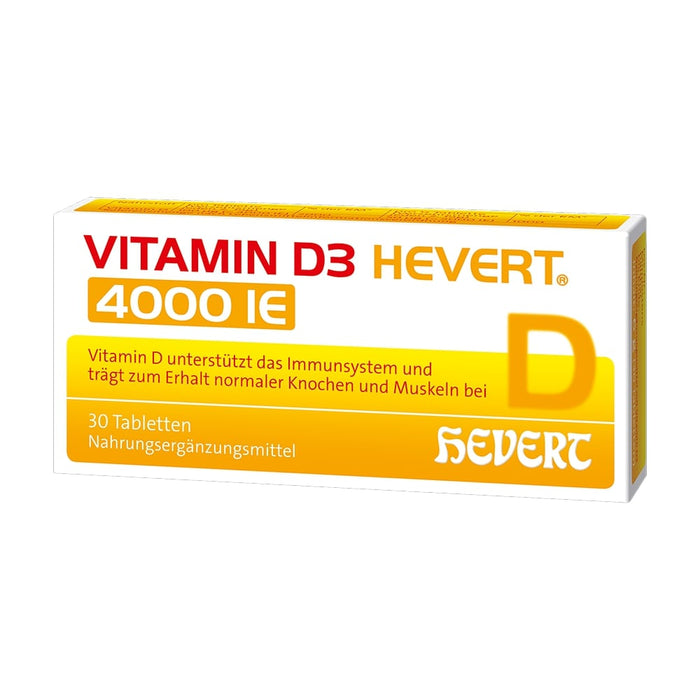 Vitamin D3 Hevert 4000 IE Tabletten, 30 pc Tablettes