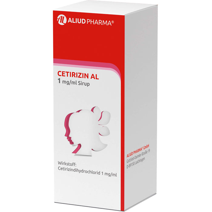 Cetirizin AL 1 mg/ml Sirup, 75 ml Solution